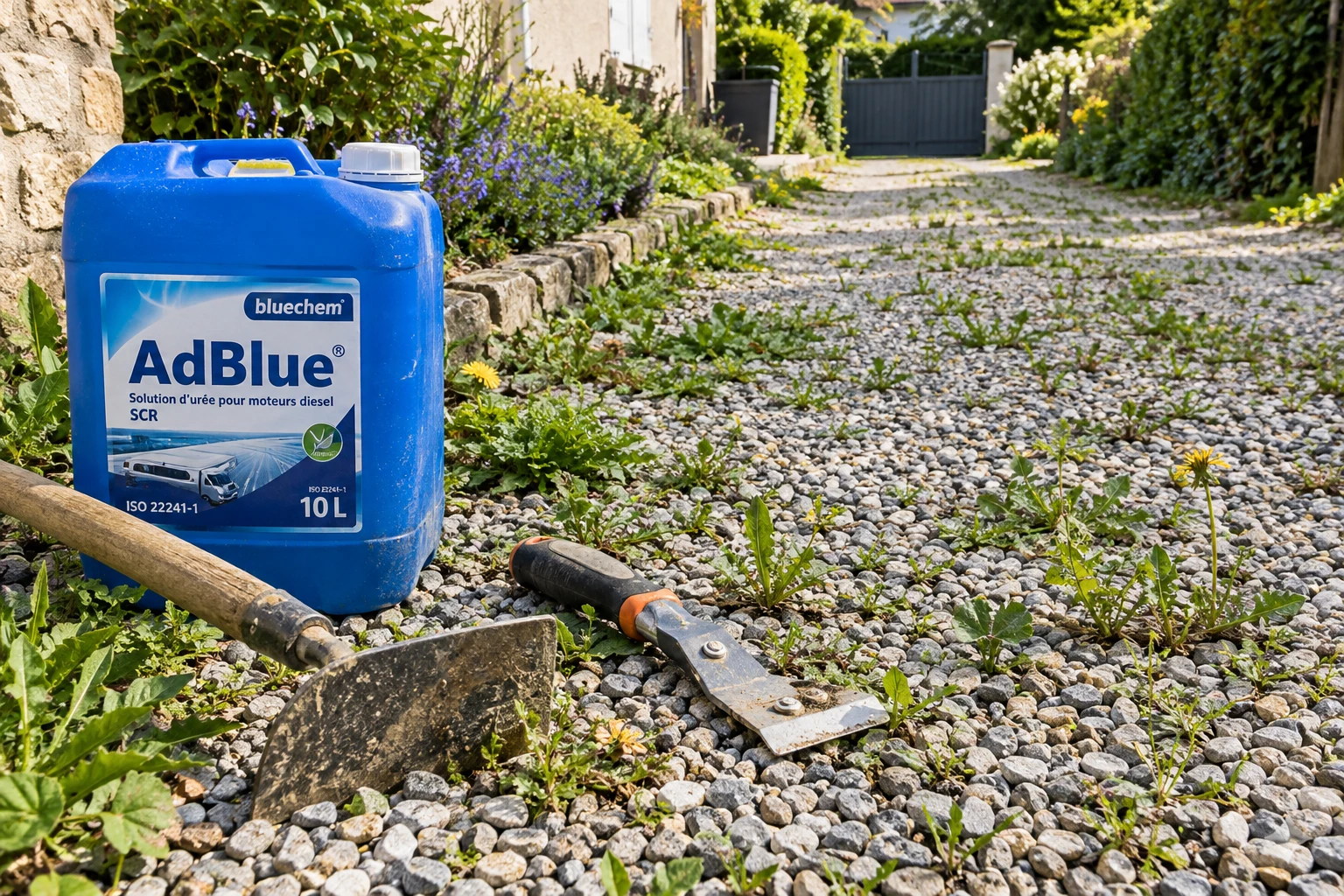 AdBlue désherbant : pourquoi cette astuce est à éviter