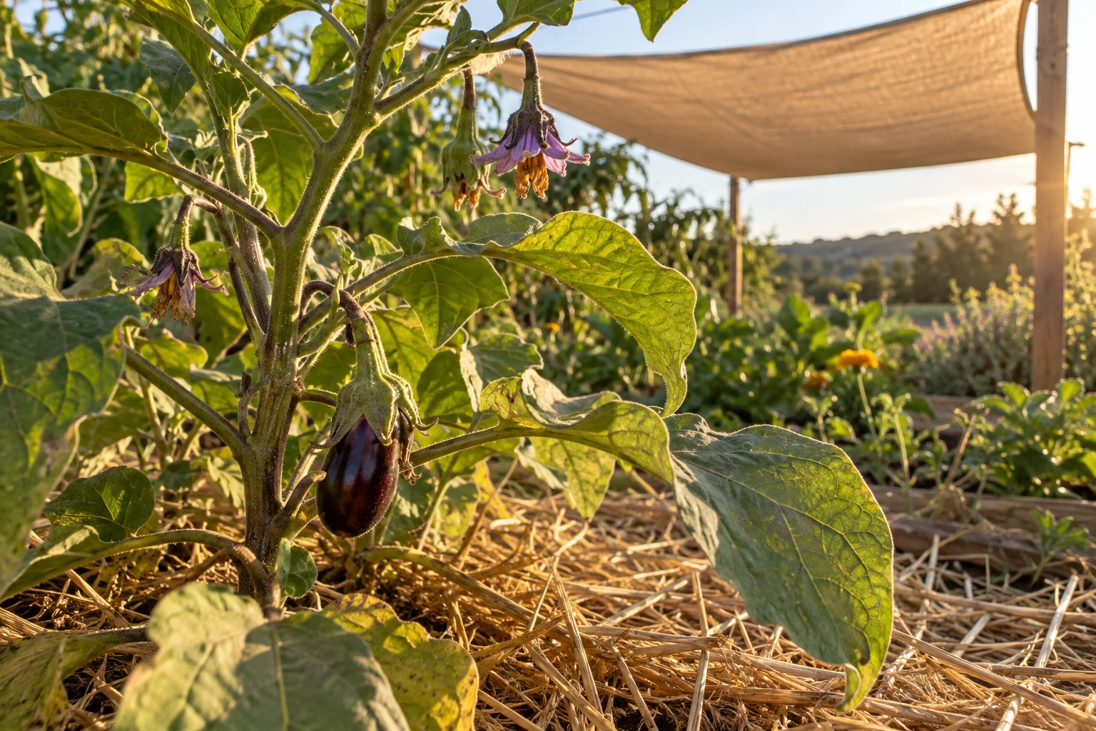 Aubergines qui ne donnent pas de fruits malgré la chaleur