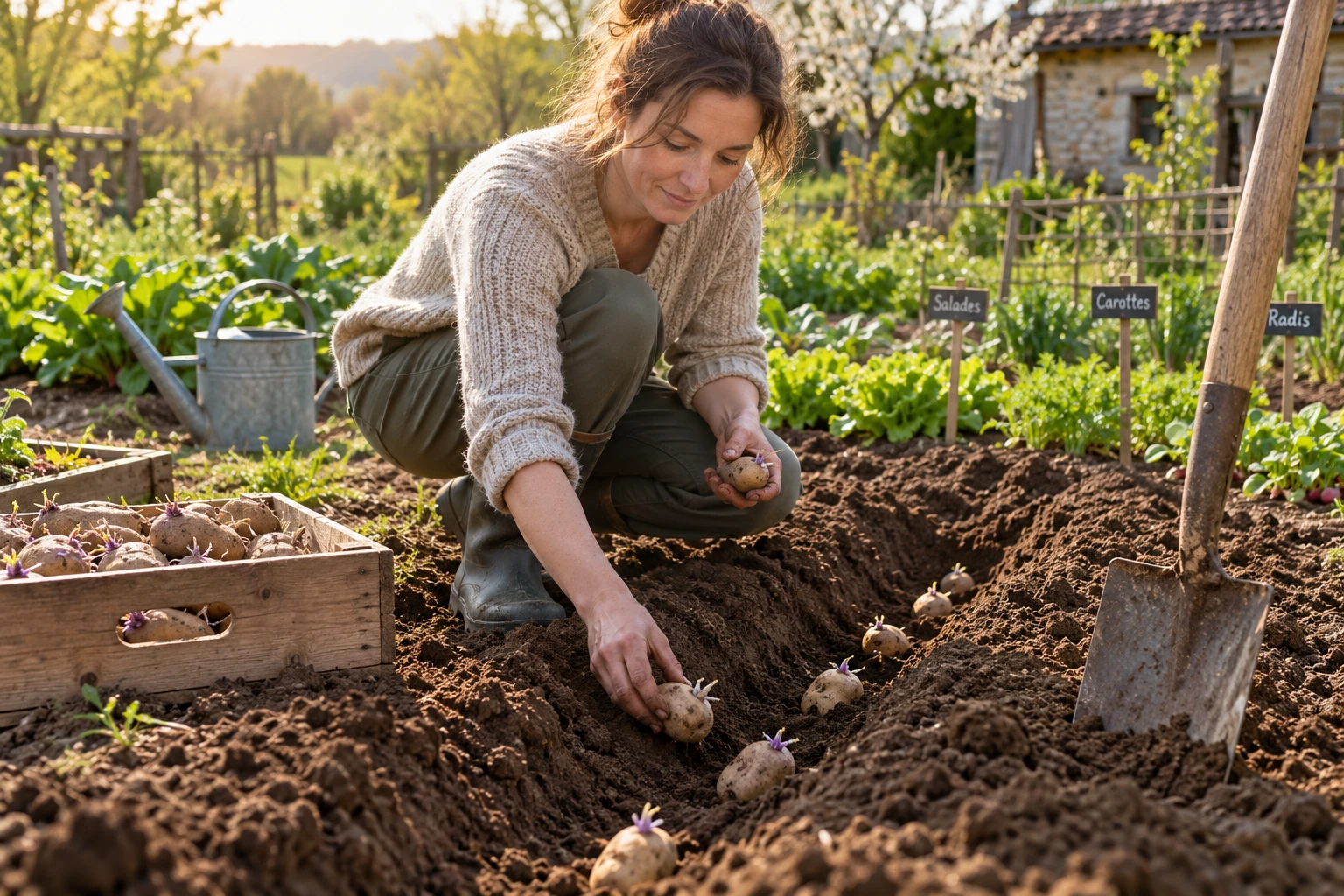 Comment planter les pommes de terre : le guide pas à pas