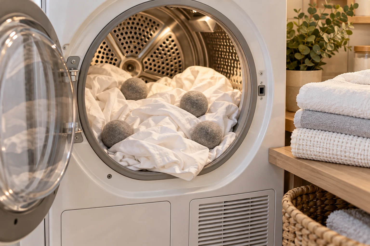 Par quoi remplacer la balle de tennis dans le sèche-linge